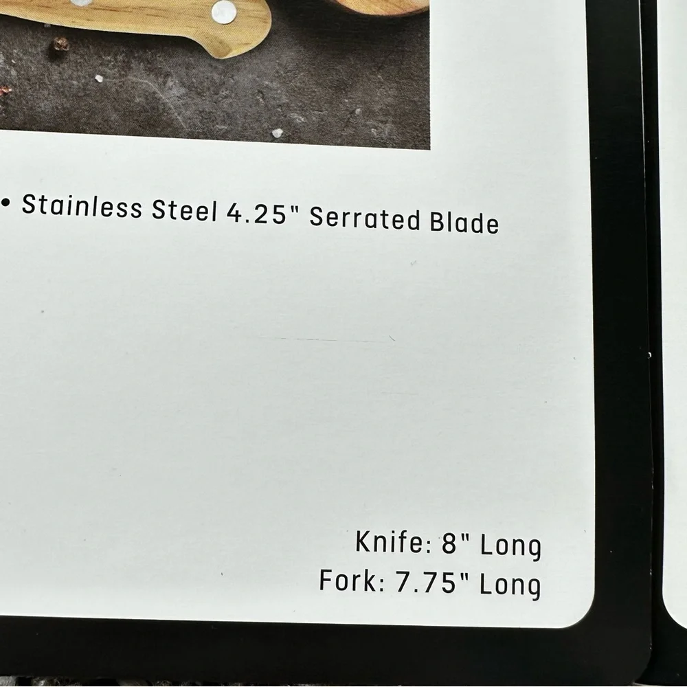 Jim Beam Two Sets of 8 Steak Knives and Forks